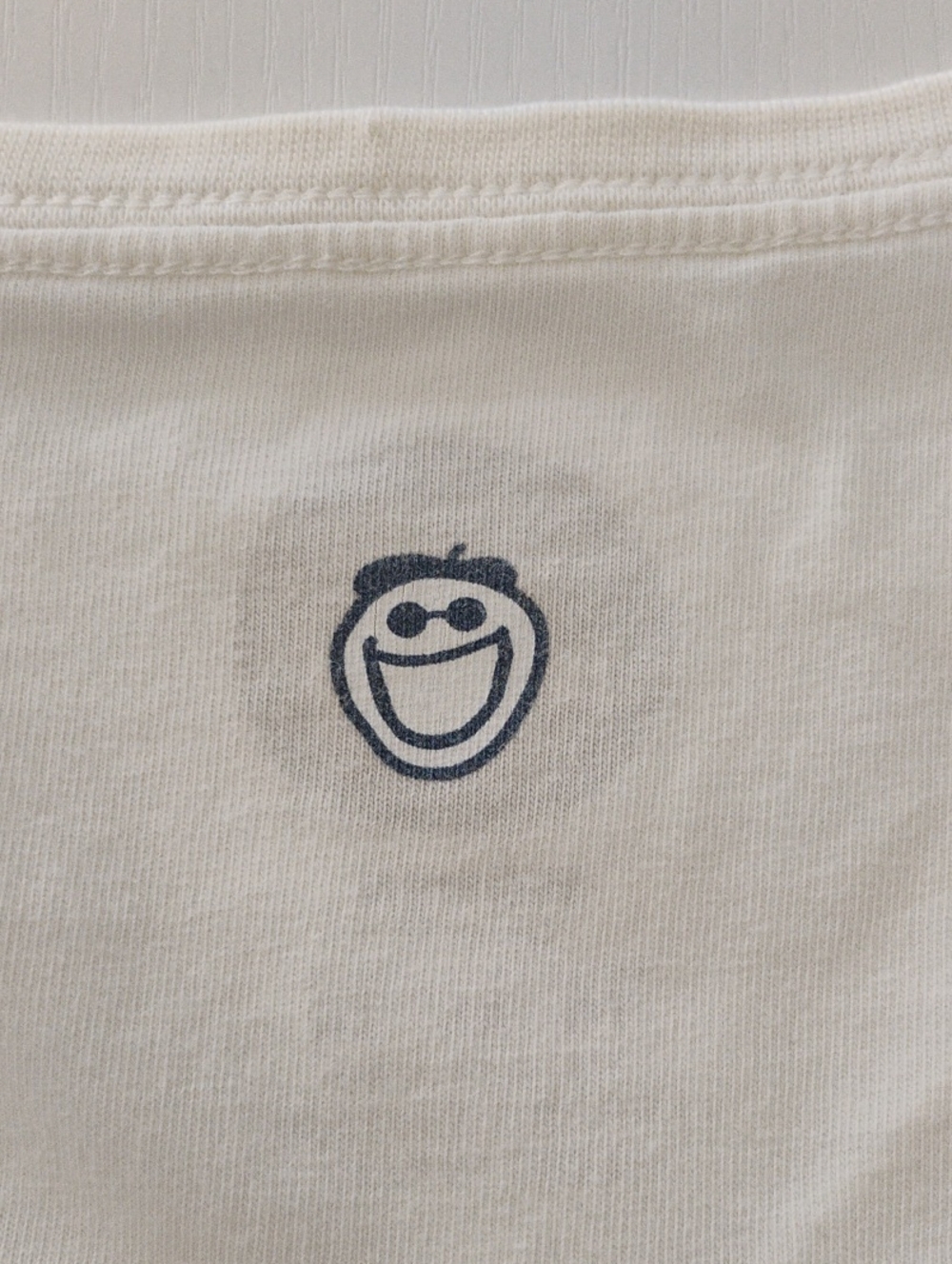 Life is Good "Half Full" Wine Graphic Long Sleeve Tee Cream Like New - XL - Picture 5 of 10